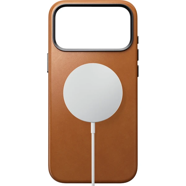 Nomad Traditional Leather (Horween) MagSafe kožený kryt iPhone 18 Pro Max Saddle - Puzdra - Obrázok 4e1afc13c1cf42c0b99fcb4816f0b5cf