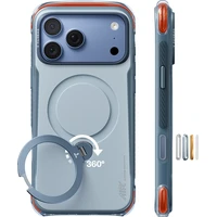 Torras Ostand Q3 Air Pro MagSafe kryt iPhone 18 Pro modrý - Puzdra