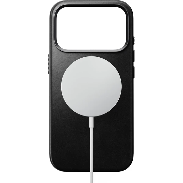 Nomad Traditional Leather (Horween) MagSafe kožený kryt iPhone 18 Pro Black - Puzdra - Obrázok 4e4d8e1129394d9cb84139e96d17683b