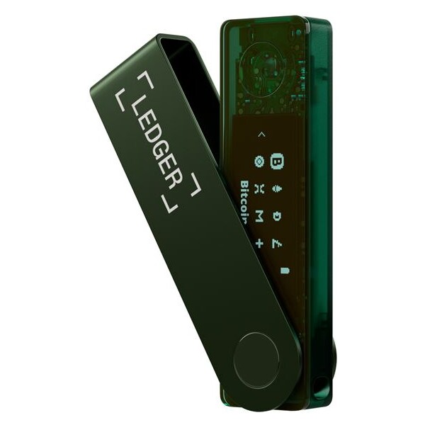 Ledger Nano X krypto peňaženka (iOS/Android/Windows/MacOS/Linux) smaragdovo zelená