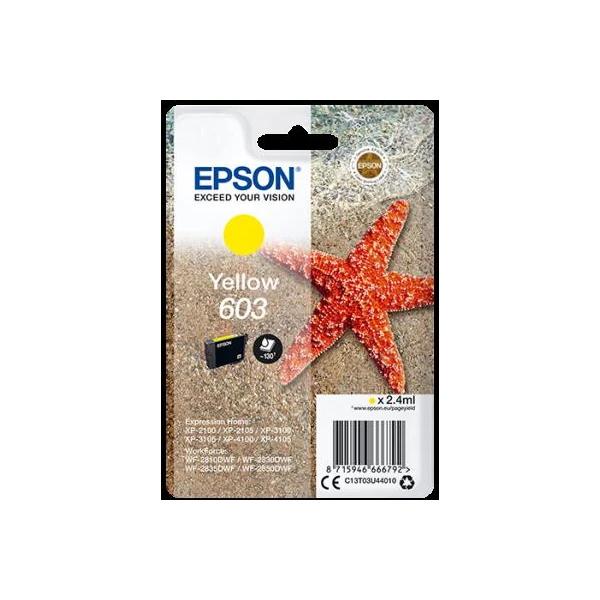 Epson 603 Starfish žltý - Tonery - Hlavný obrázok