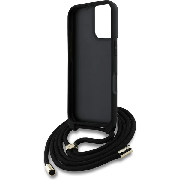 Guess PU 4G Metal Logo Crossbody popruh kryt iPhone 16 ružový - Puzdra - Obrázok 4ea5374a54c549bd8dbacb979a935745