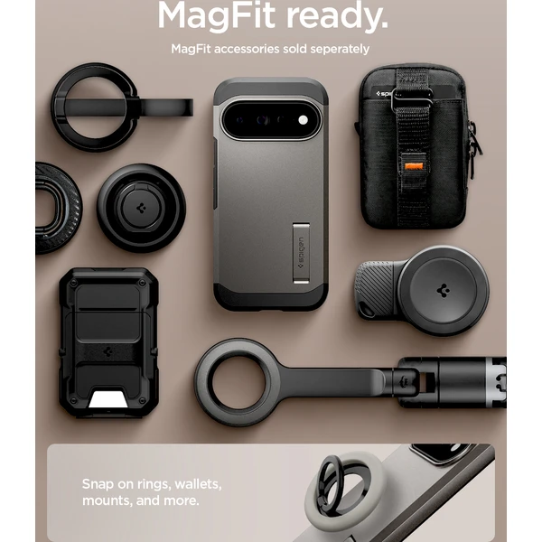 Spigen Tough Armor MagSafe, gunmetal - Google Pixel 11 Pro XL - Puzdra - Obrázok 4ec7e66dff314d62824fe9c8df65fbba