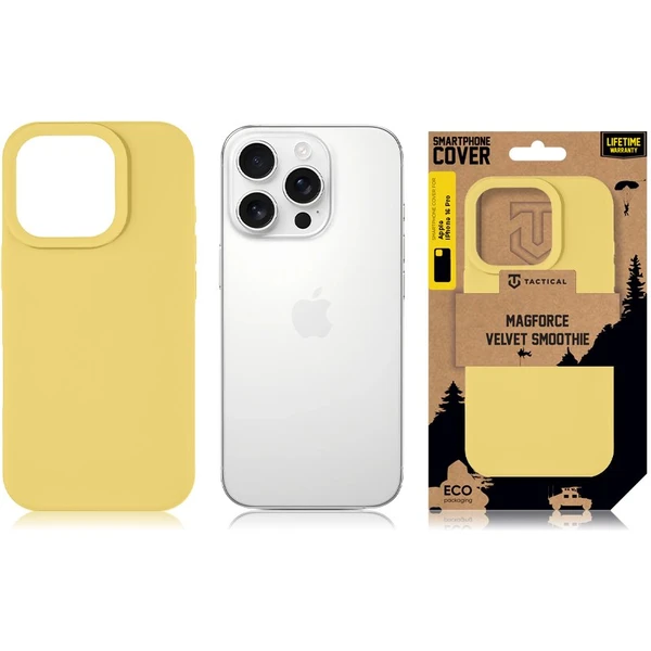 Tactical MagForce Velvet Smoothie Kryt pre Apple iPhone 16 Pro Banana - Puzdra - Obrázok 4eda16e08b78450d87f9a6e556506b62