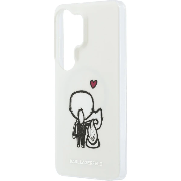 Karl Lagerfeld IML K&CH Zadné Logo Magnetický kryt Samsung Galaxy S26 Ultra priehľadný - Puzdra - Obrázok 4eda72b780ff41dab383a6522d415d25