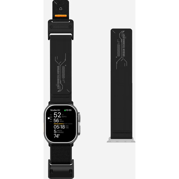 Aulumu A11 Mag Buckle Slim remienok Apple Watch 49/46/45/44/42mm Black Buckle/Black Strap - Remienky - Obrázok 4eddad53289145989f111957d1c789fd