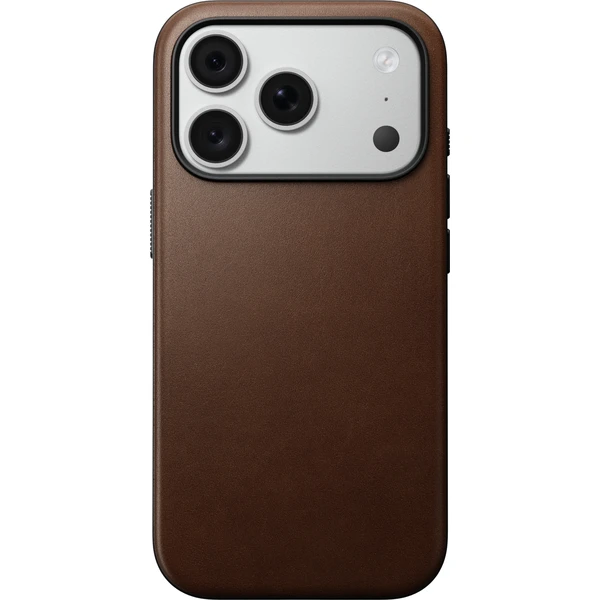 Nomad Modern Leather MagSafe kožený kryt iPhone 17 Pro/18 Pro Brown - Puzdra - Obrázok 4ef3c546c2004190afed3f5a4d1c1ddc