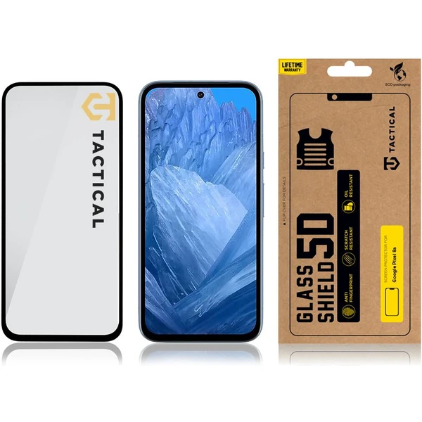 Tactical Glass Shield 5D sklo pre Google Pixel 8a čierne - Ochranné fólie a sklo - Obrázok 4f03d0a84f6b45e29cee8a83fd517fd7
