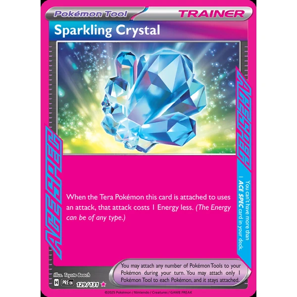 Sparkling Crystal (PRE 129) - Prismatic Evolutions [Holo] - Kusové karty - Hlavný obrázok