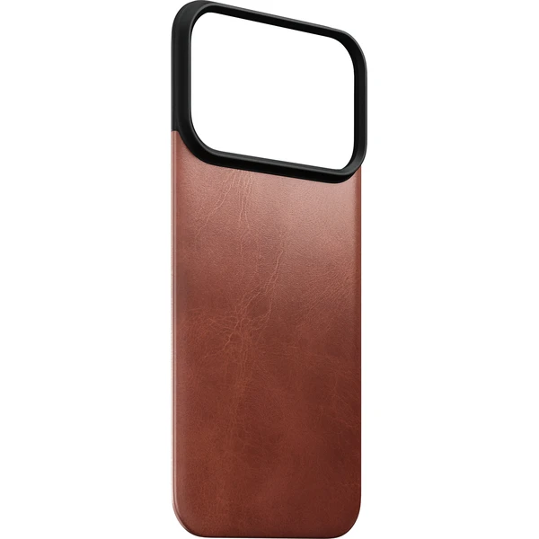 Nomad Magnetic Leather Back (Horween) MagSafe kožený kryt iPhone 17 Pro/18 Pro Olde Dublin - Puzdra - Obrázok 4f35c4ed38204fd7a82452179ba3bfc1