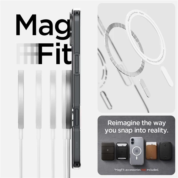 Spigen Crystal Flex MagSafe kryt iPhone 16 crystal clear - Puzdra - Obrázok 4f497bcf7b4648678902eb9be0b25553