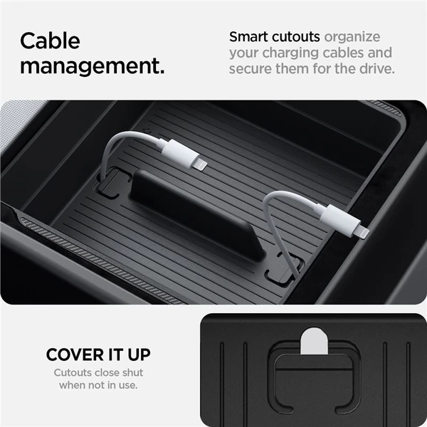 Spigen Armrest Console organizér Tesla Model 3 2024 čierny - Vychytávky - Obrázok 4f4ae73a06cd45cb9021a46771e259cf