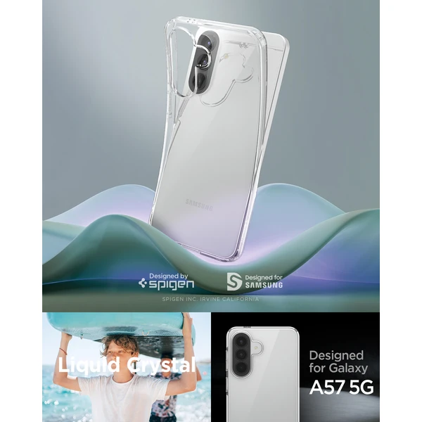 Spigen Liquid Crystal kryt Samsung Galaxy A57 5G krištáľovo priehľadný - Puzdra - Obrázok 4f5b5f44fd02413297c5fe99a90e5cd6