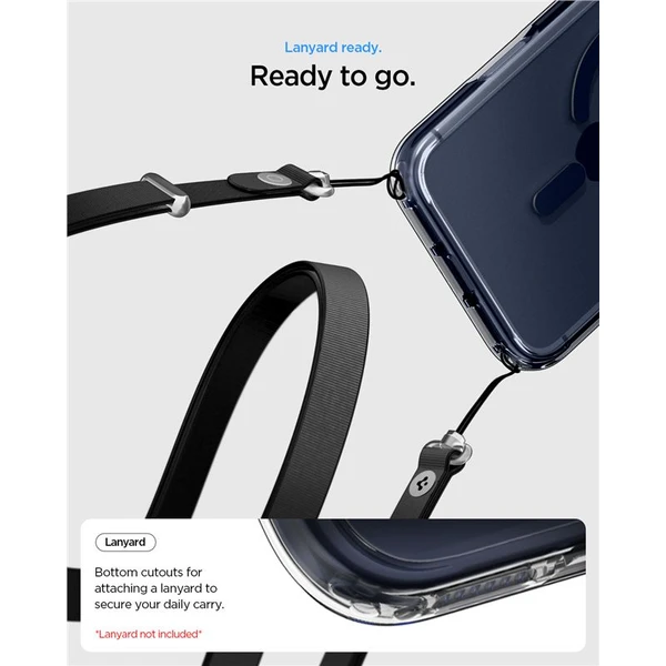 Spigen Ultra Hybrid MagSafe kryt iPhone 17 Pro Max clear deep blue - Puzdra - Obrázok 4f6f89feb6564f0787ba4f1fbd6a0ced