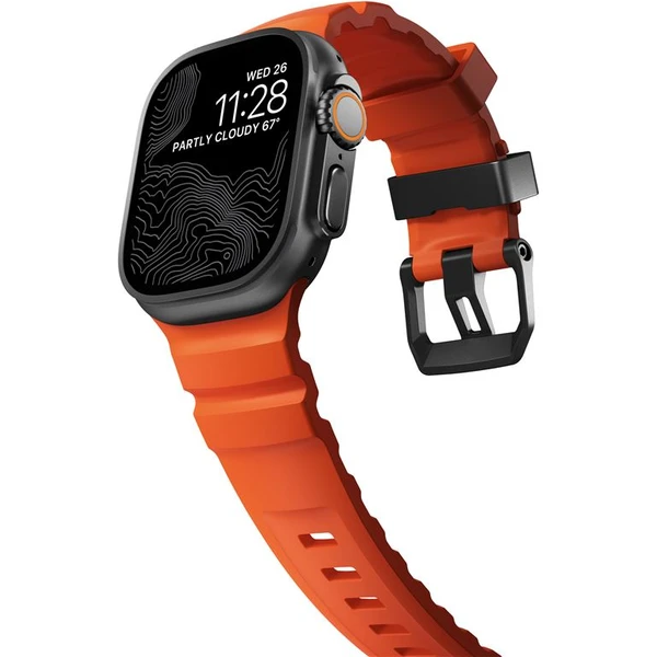 Nomad Rocky Point Band remienok Apple Watch 49/45/44/42mm čierny/oranžový - Remienky - Obrázok 4f6fa5c8c826426fa499ac49ed803220