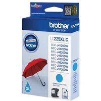 Brother LC225XLC atrament tyrkysový - Tonery