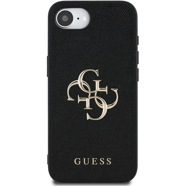 Guess PU Grained 4G Metal Logo kryt iPhone 17e/16e čierny - Puzdra - Obrázok 4f82017d8dfd4390a00d872dc29c3f15