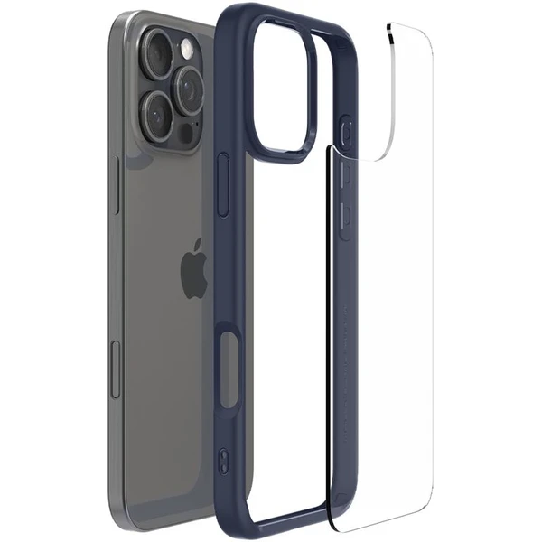 Spigen Ultra Hybrid kryt iPhone 16 Pro Max navy blue - Puzdra - Obrázok 4f83b6fda5464413809916c5a951b1af
