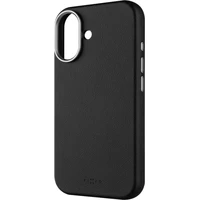 FIXED MagLeather kožený kryt s MagSafe Apple iPhone 17 čierny - Puzdra