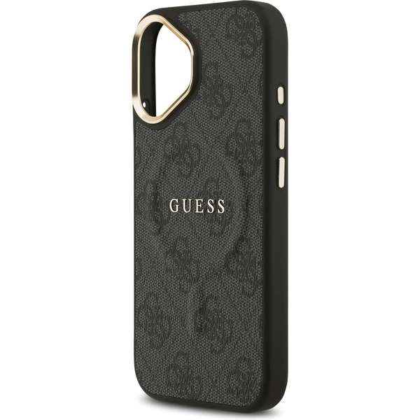 Guess PU Leather 4G Gold Frame MagSafe kryt iPhone 17 čierny - Puzdra - Obrázok 4f8c43ec0d764566a3494b012d5b18b3