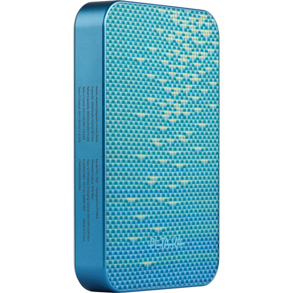 Powerbanka Pitaka (15W), 10000mAh, Qi2/MagSafe, Lucid Blue - Powerbanky - Hlavný obrázok