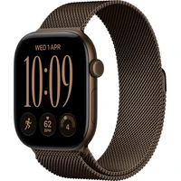 Apple Watch Series 12 (42mm) Tmavě bronzový hliník s tmavě bronzovým milánským tahem - Inteligentné hodinky