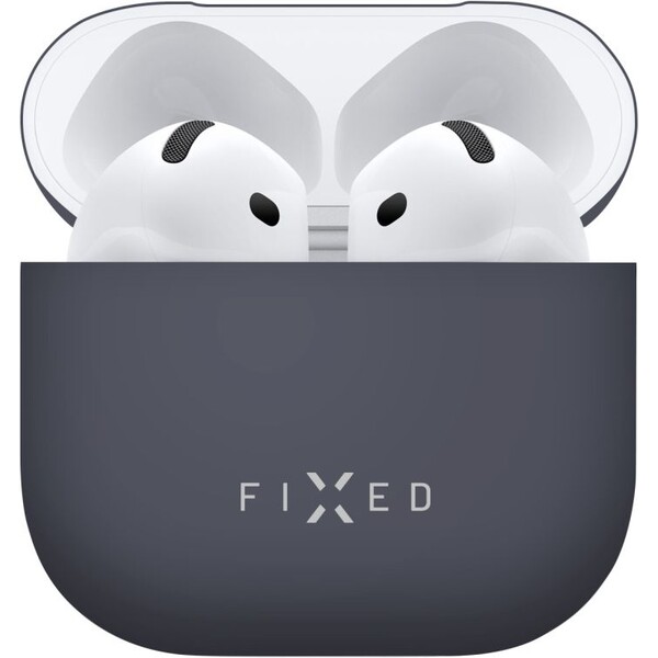 FIXED Silky silikónové púzdro pre Apple AirPods 4 modré