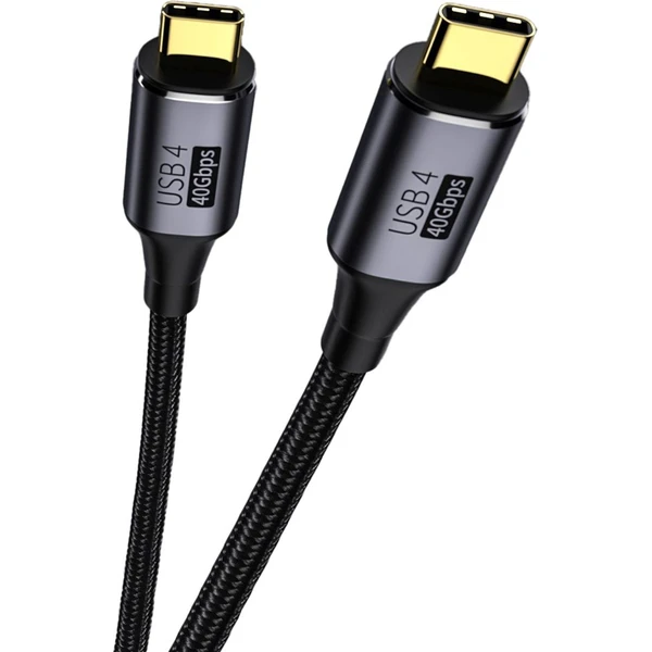 PremiumCord USB4 40Gbps 8K@60Hz 240W Thunderbolt 3 kábel 0,8m - Káble a redukcie - Obrázok 4fd2fcb515f1445e9d99cf02c523de4b