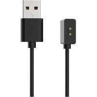 FIXED USB-A napájací kábel pre Xiaomi Mi Band/Smart Band 8/9/Pro/Active 1m čierny - Káble a redukcie