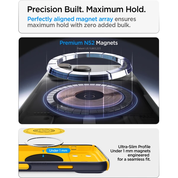 Spigen Nano Pop Hybrid MagSafe kryt iPhone 18 Pro/17 Pro blueberry navy - Puzdra - Obrázok 500891e0999645ca802f3b48538a6cdb