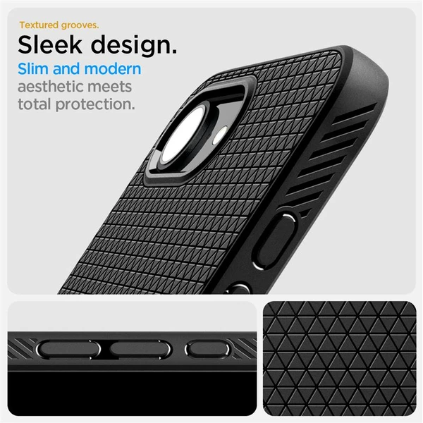 Spigen Liquid Air kryt iPhone 17e/16e matne čierny - Puzdra - Obrázok 50135e9b4aa447c49e8aeeb20198f91e