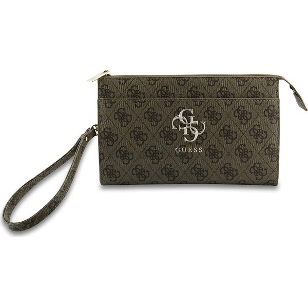 Guess PU 4G Metal Logo kabelka na telefón hnedá - Crossbody - Obrázok 504796233b8f4bd0a5c82048a71642ac