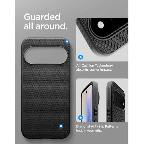 Spigen Liquid Air MagSafe, matná čierna - Google Pixel 11 - Puzdra - Obrázok 505d0b1e0ba7408e81b10544f276c2a4