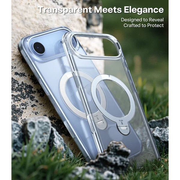 Torras Ostand Q3 Spin MagSafe kryt iPhone Air priehľadný - Puzdra - Obrázok 505e7a98b467449995e0ac8897442a3d