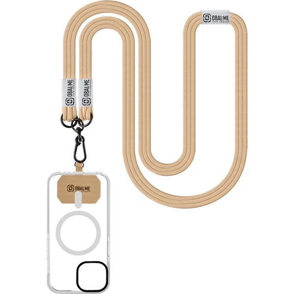 OBAL:ME NeckTag Trio popruh na telefón khaki - Popruhy a crossbody - Obrázok 508568925bc34885a79a84675cff1e7e