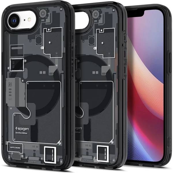 Spigen Ultra Hybrid MagSafe kryt iPhone 17e/16e zero one black - Puzdra - Hlavný obrázok