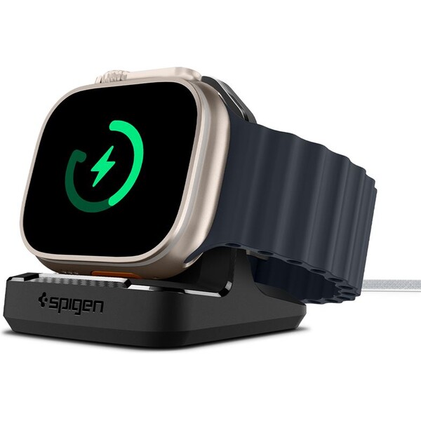 E-shop Spigen Rugged Armor stojanček pre Apple Watch čierny