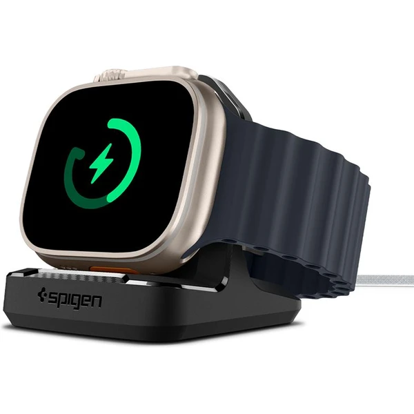Spigen Rugged Armor stojanček pre Apple Watch čierny - Stojany - Hlavný obrázok