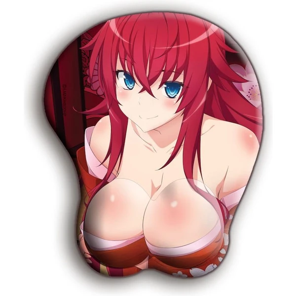 Herná podložka pod myš Highschool DxD – Rias s 3D podpierkou zápästia - Podložky - Hlavný obrázok