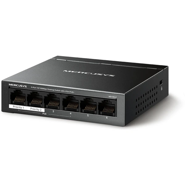 Mercusys MS106LP switch - Switche - Obrázok 50B5000P01