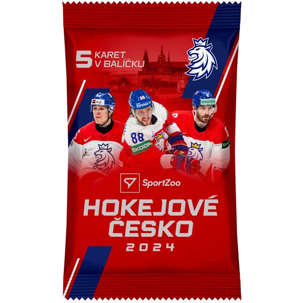 Hokejové karty SportZoo Hobby balíček Hokejové Česko 2024