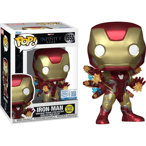 Funko POP! #1555 Marvel Plus: Avengers: Endgame - Iron Man Beams (GITD) - Funko POP! - Hlavný obrázok