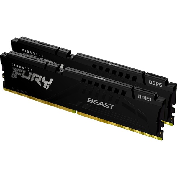 Kingston FURY Beast Black DDR5 64GB 6000MHz CL30 DIMM (2x32GB) EXPO/XMP