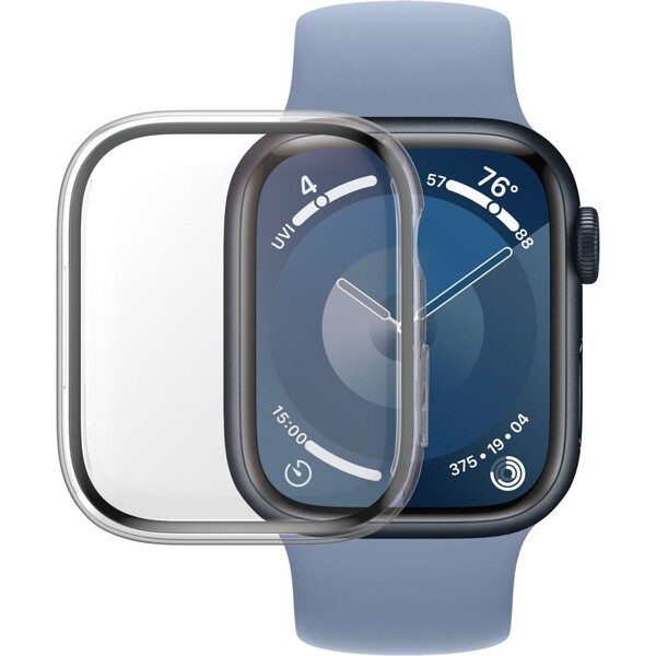 PanzerGlass Apple Watch 9/8/7 (41mm) ochranný kryt s D3O - číry rámček