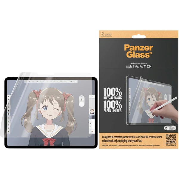 PanzerGlass GraphicPaper fólia na písanie a kreslenie Apple iPad Pro 11" (2025) - Ochranné fólie a sklo - Obrázok 50R4000J01