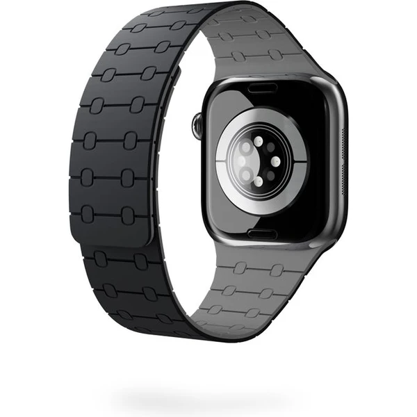 Epico Magnetic+ silikónový remienok pre Apple Watch 42/41/40/38mm čierny - Remienky - Obrázok 50SJ000K01