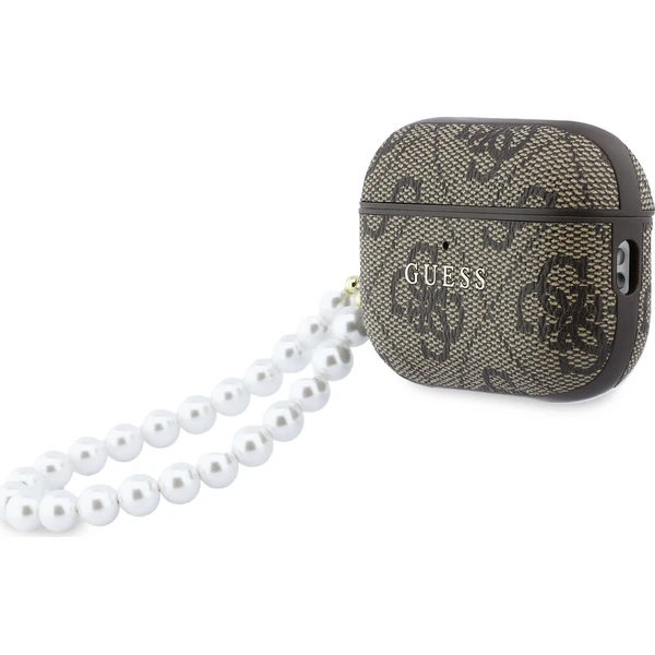 Guess PU 4G Classic Logo Pearl Strap puzdro AirPods Pro 3 hnedé - Puzdra - Obrázok 50c5965121f54d7e8fabae259a16c162