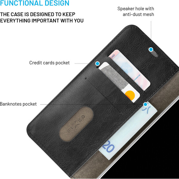 Knižné puzdro FIXED Opus pre Apple iPhone 18 Pro, čierne - Puzdra - Obrázok 50c5fc772a2b4250b0886b26575aa9d8