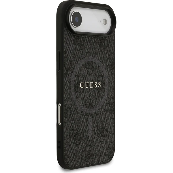 Guess PU Leather 4G Colored Ring MagSafe Zadný Kryt pre iPhone Air čierny - Puzdra - Obrázok 50e1c9bd9a4b48a6ba8464b29c9007ca