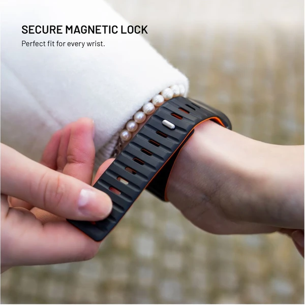 FIXED Silicone Magnetic Strap remienok Apple Watch 44/45/46/49mm čierny - Remienky - Obrázok 510d4d43d5d1427f8f1dadd1a6ff4c5c